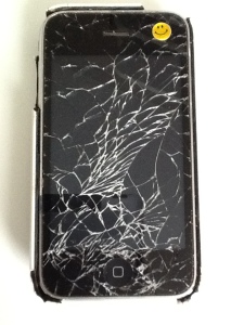 broke phone screen